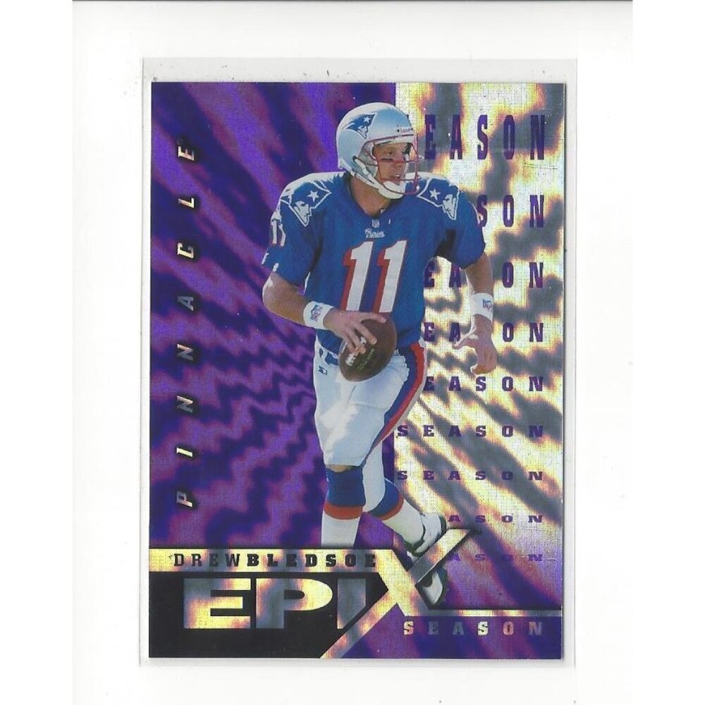1998 Score Epix Purple #E4 Drew Bledsoe SEASON Patriots